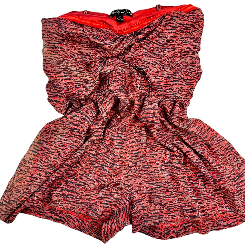 Elizabeth & James Pink Romper size 8